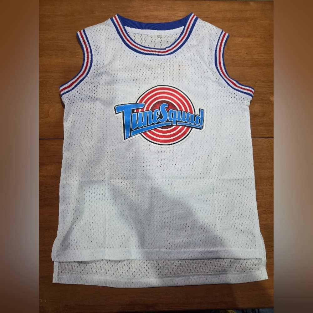 Space Jam Tune Squad Bugs Bunny #1 Basketball Jersey Men's Small | Charity Item